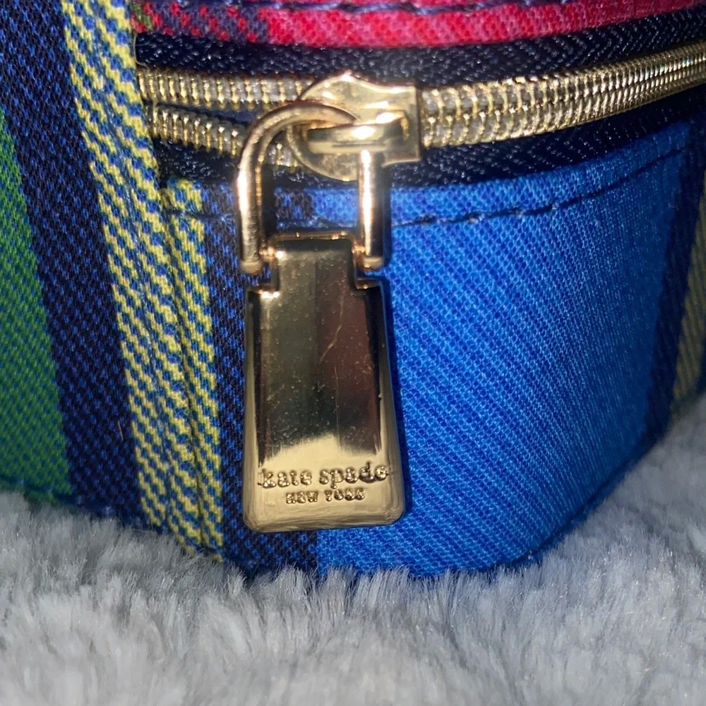 Kate Spade"Grand Plaid Duo" Jewelry Organizer - Picture 7 of 13